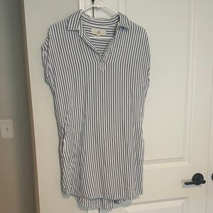 Thread & Supply Linen Blend Tunic Dress Size Medium